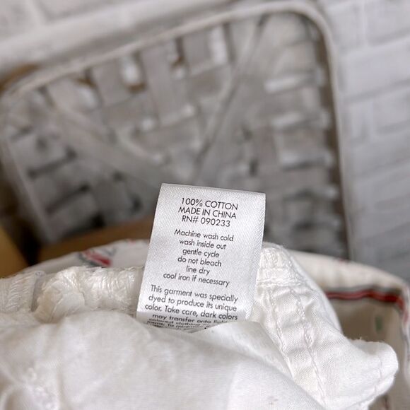 PACSUN Striped Mom Short High Waist Jean Shorts Beach Surf Size 25 - Picture 8 of 8